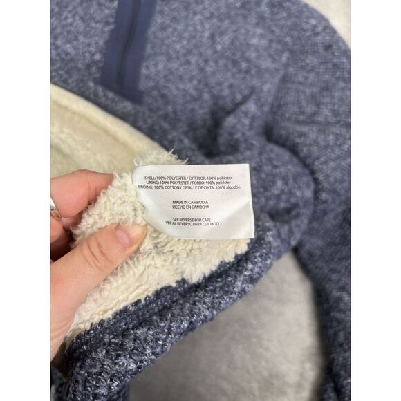 Orvis Men's Brighton Quarter Zip Sweater Size XL Blue - Picture 7 of 11